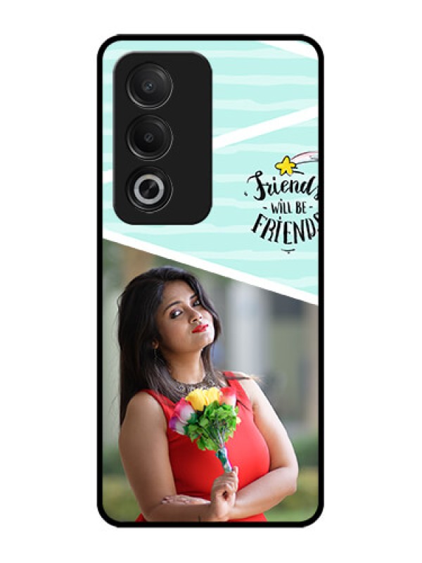 Custom Oppo A3 Pro 5G Custom Glass Phone CaseFriends Picture Icon Design