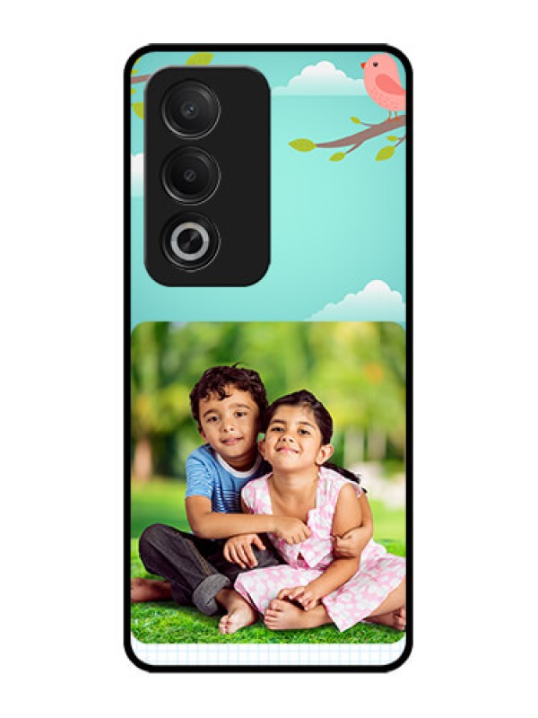 Custom Oppo A3 Pro 5G Custom Glass Phone CaseDoodle Love Design