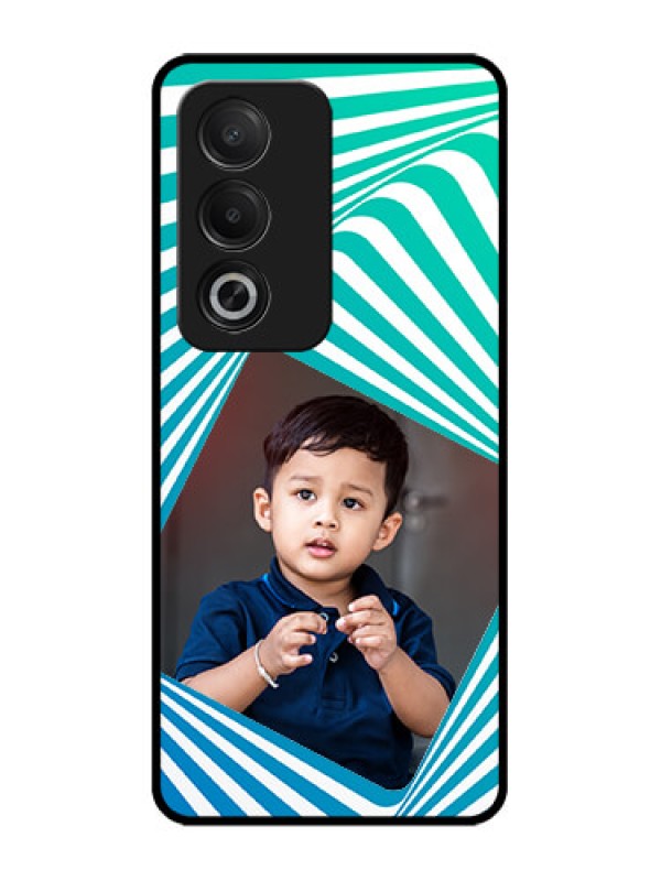 Custom Oppo A3 Pro 5G Custom Glass Phone CaseAbstract Spiral Design