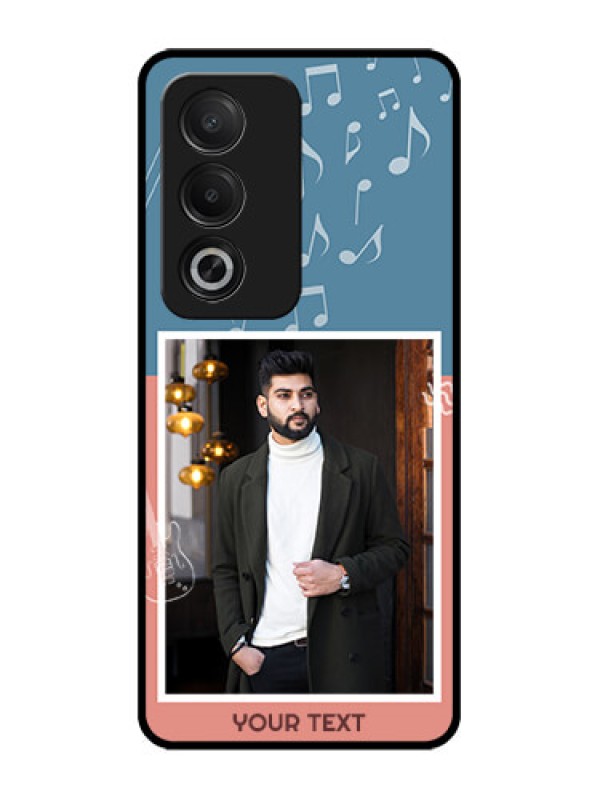 Custom Oppo A3 Pro 5G Custom Glass Phone CaseWith Color Musical Note Design