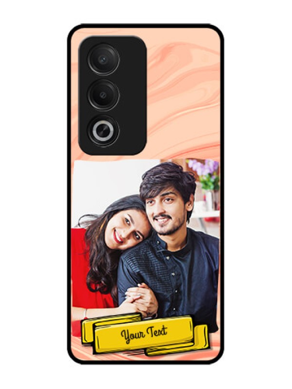 Custom Oppo A3 Pro 5G Custom Glass Phone CaseMarble Texture Design