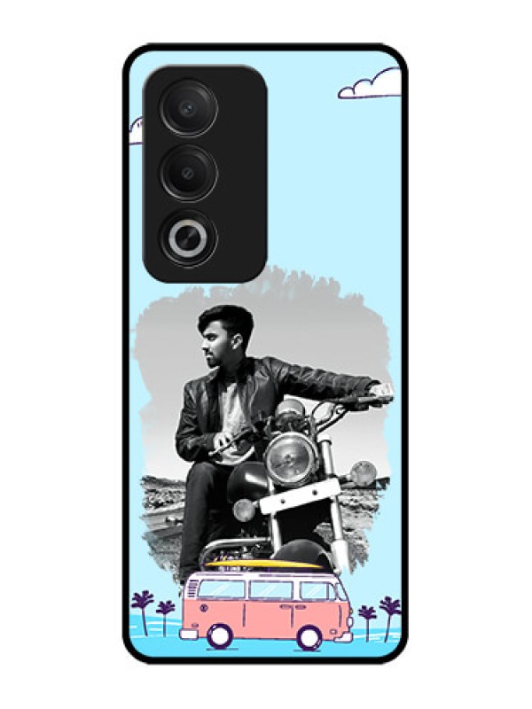 Custom Oppo A3 Pro 5G Custom Glass Phone CaseTravel and Adventure Design
