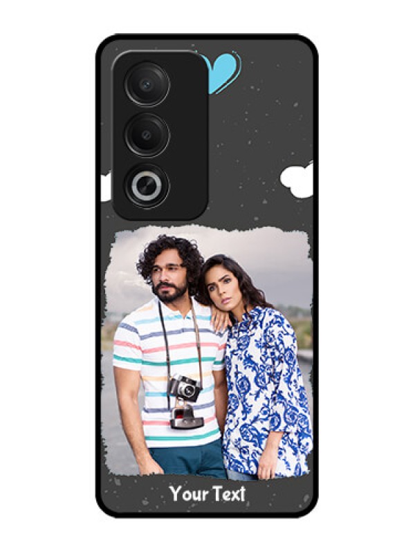 Custom Oppo A3 Pro 5G Custom Glass Phone CaseSplashes With Love Doodles Design