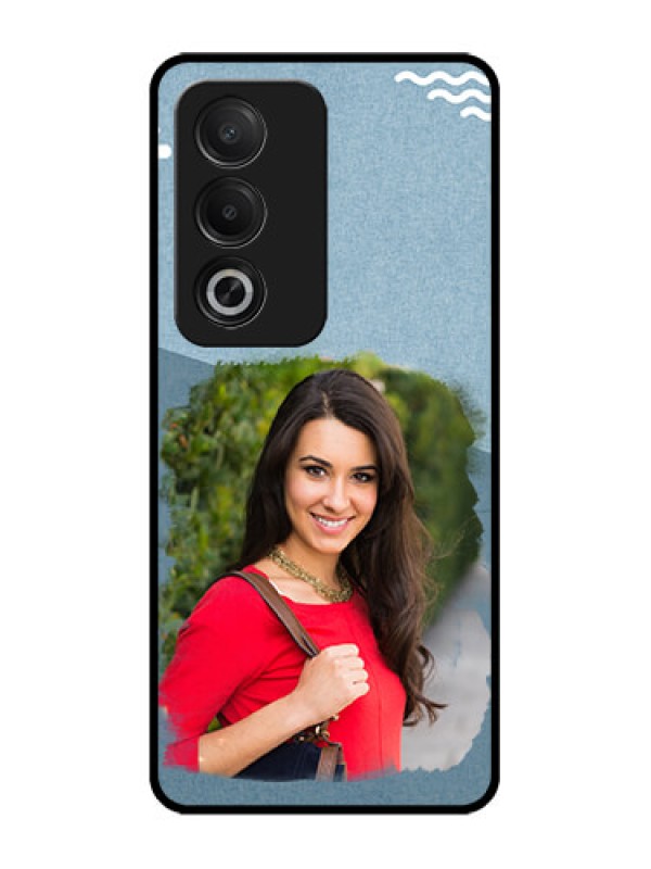 Custom Oppo A3 Pro 5G Custom Glass Phone CaseGrunge Line Art Design