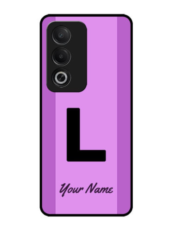 Custom Oppo A3 Pro 5G Custom Glass Phone CaseTricolor Custom Text Design