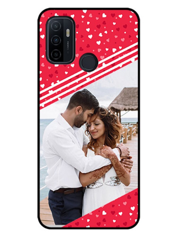 Custom Oppo A33 2020 Custom Glass Mobile Case  - Valentines Gift Design