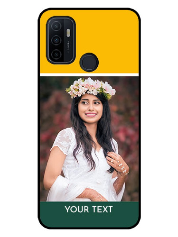 Custom Oppo A33 2020 Photo Printing on Glass Case  - Love You Design