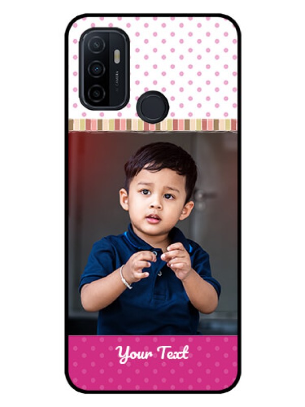 Custom Oppo A33 2020 Photo Printing on Glass Case  - Cute Girls Cover Design