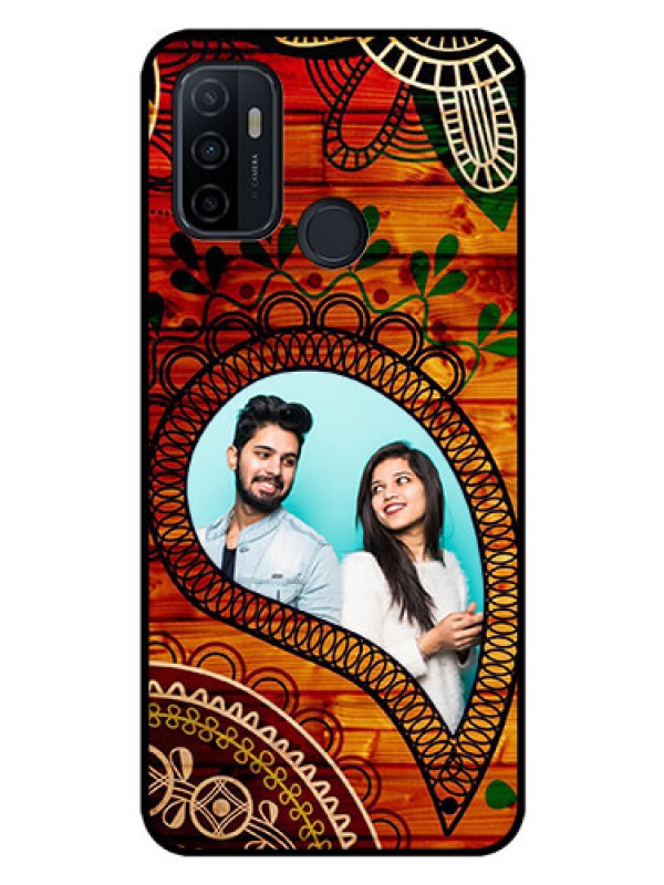 Custom Oppo A33 2020 Personalized Glass Phone Case  - Abstract Colorful Design