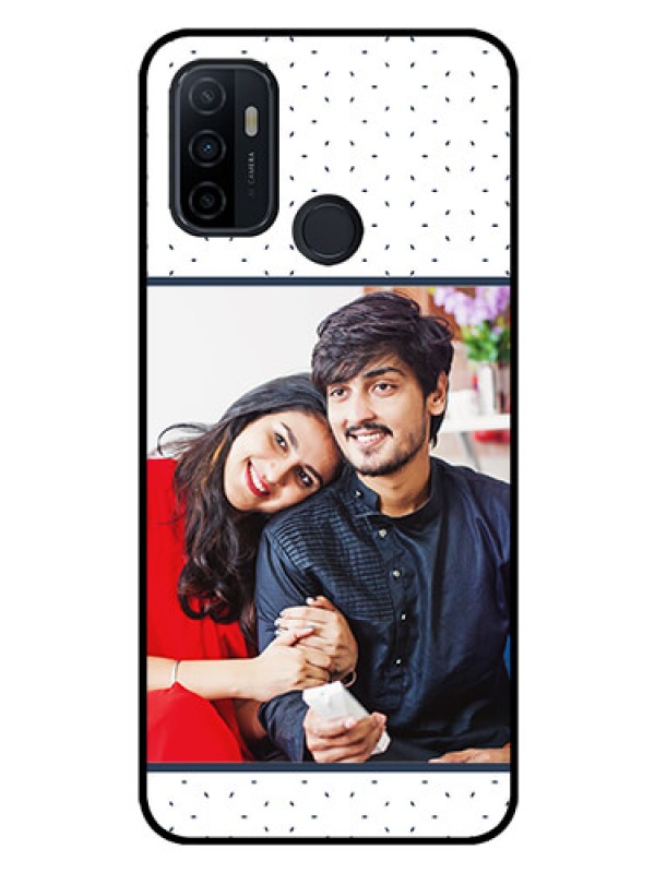 Custom Oppo A33 2020 Personalized Glass Phone Case  - Premium Dot Design