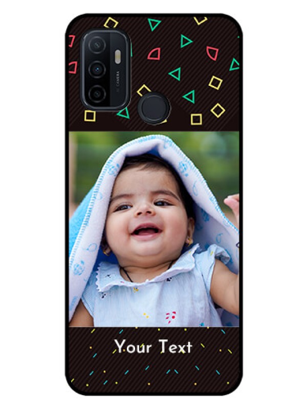 Custom Oppo A33 2020 Custom Glass Phone Case  - with confetti birthday design