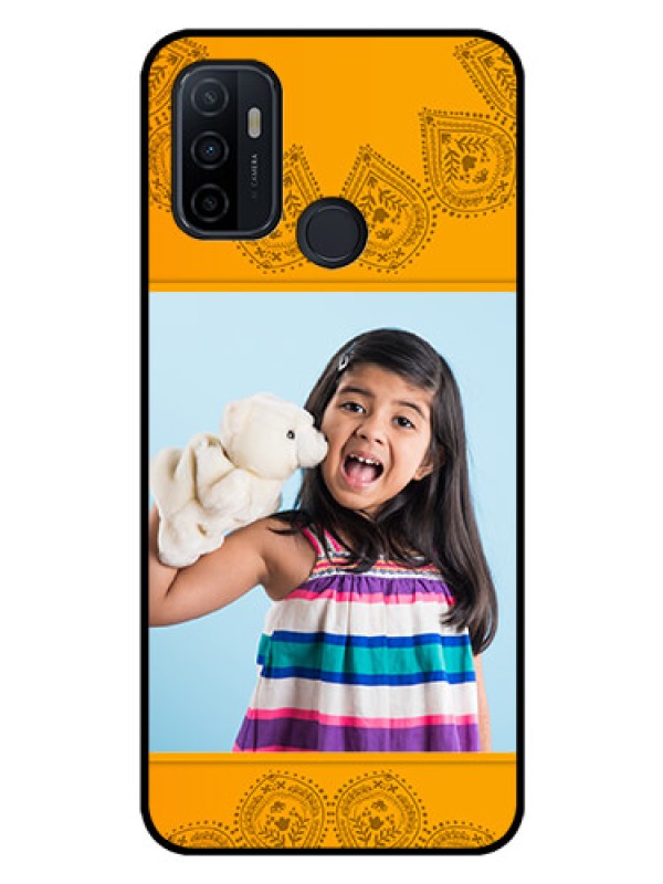 Custom Oppo A33 2020 Personalized Glass Phone Case  - Photo Wedding Design 