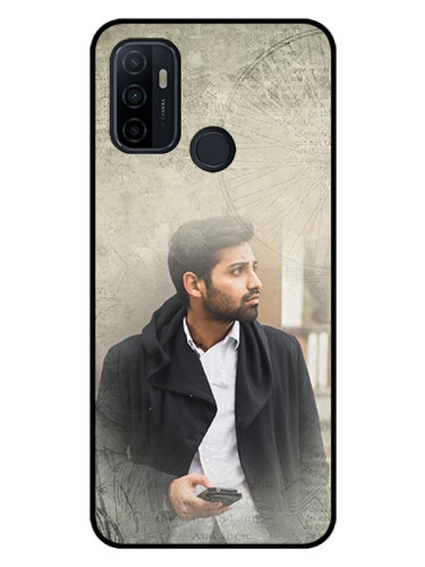 Custom Oppo A33 2020 Custom Glass Phone Case  - with vintage design