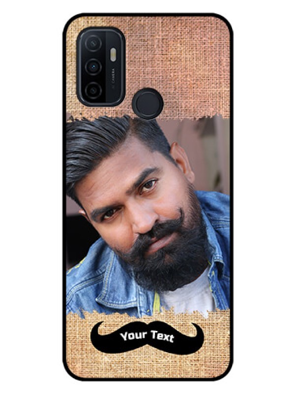 Custom Oppo A33 2020 Personalized Glass Phone Case  - with Texture Design