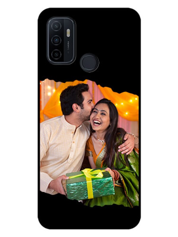 Custom Oppo A33 2020 Custom Glass Phone Case - Tear-off Design