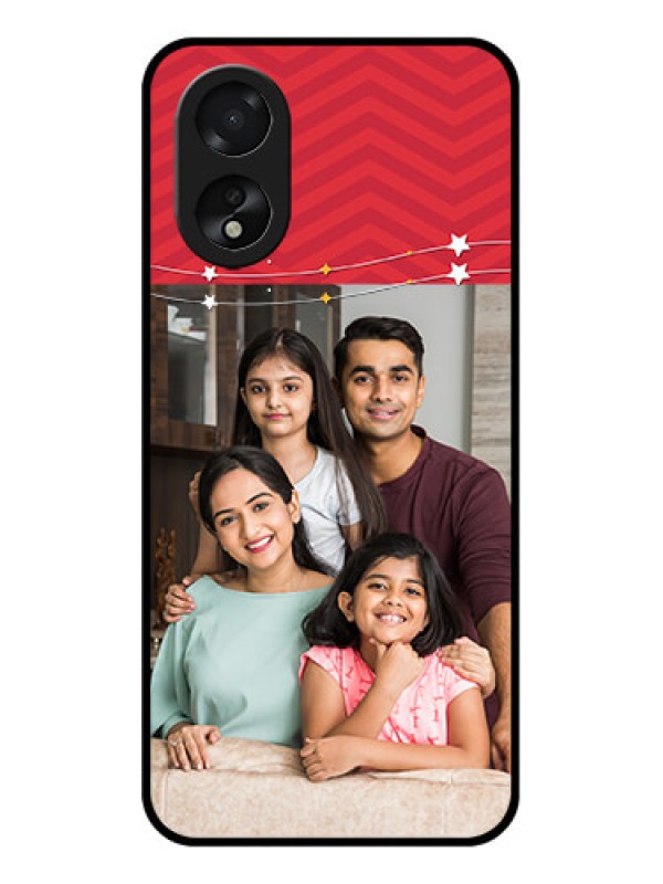 Custom Oppo A38 Custom Glass Phone Case - Happy Family Design