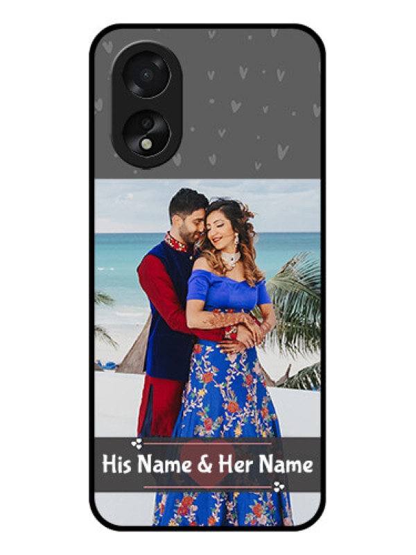 Custom Oppo A38 Custom Glass Phone Case - Buy Love Design With Photo Online
