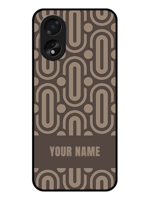 Custom Oppo A38 Custom Glass Phone Case - Captivating Zero Pattern Design