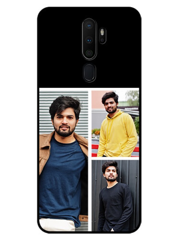 Custom Oppo A5 2020 Photo Printing on Glass Case  - Upload Multiple Picture Design