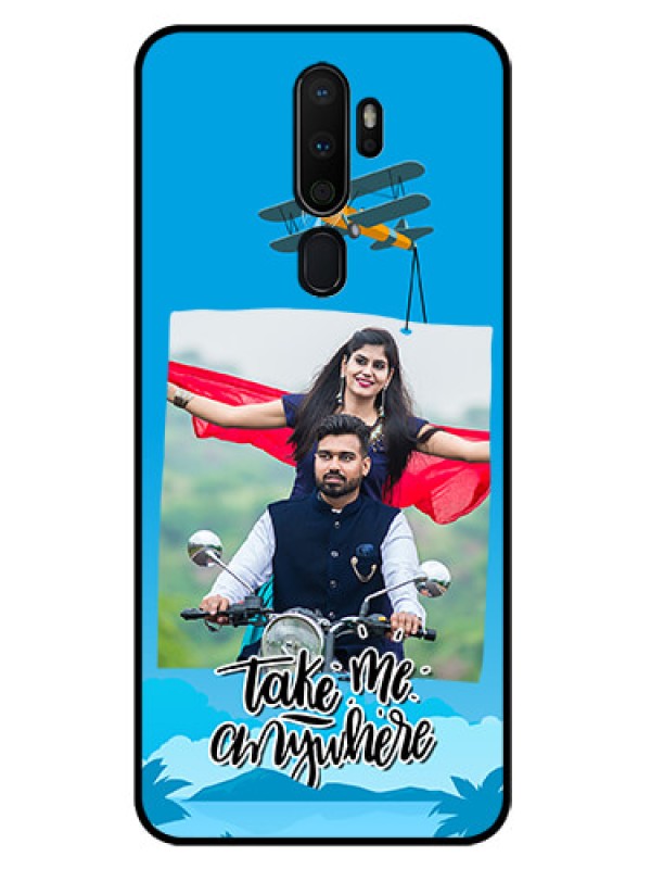 Custom Oppo A5 2020 Custom Glass Mobile Case  - Traveller Design 
