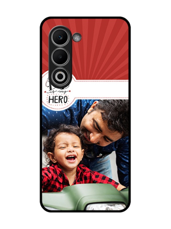 Custom Oppo A5 5G Custom Glass Phone Case - My Dad Hero Design