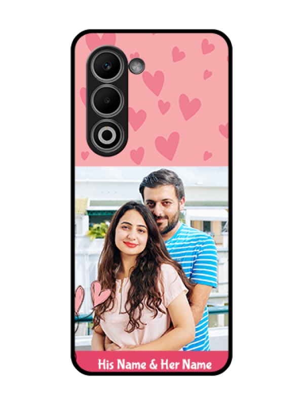 Custom Oppo A5 5G Custom Glass Phone Case - Love Design Peach Color
