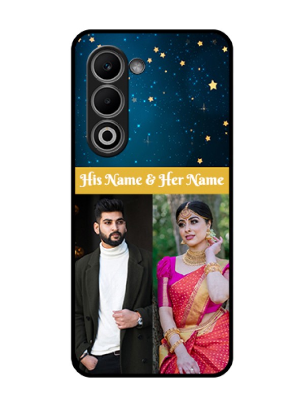 Custom Oppo A5 5G Custom Glass Phone Case - Galaxy Stars Backdrop Design