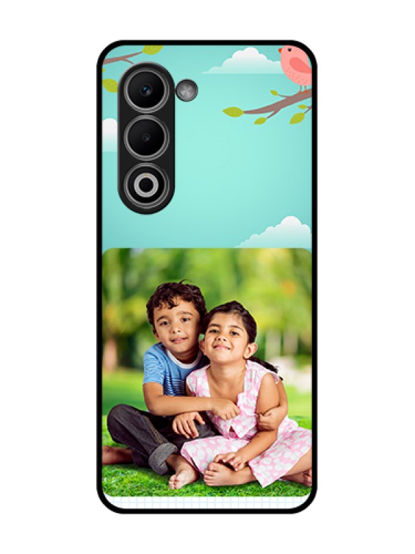 Custom Oppo A5 5G Custom Glass Phone Case - Doodle Love Design