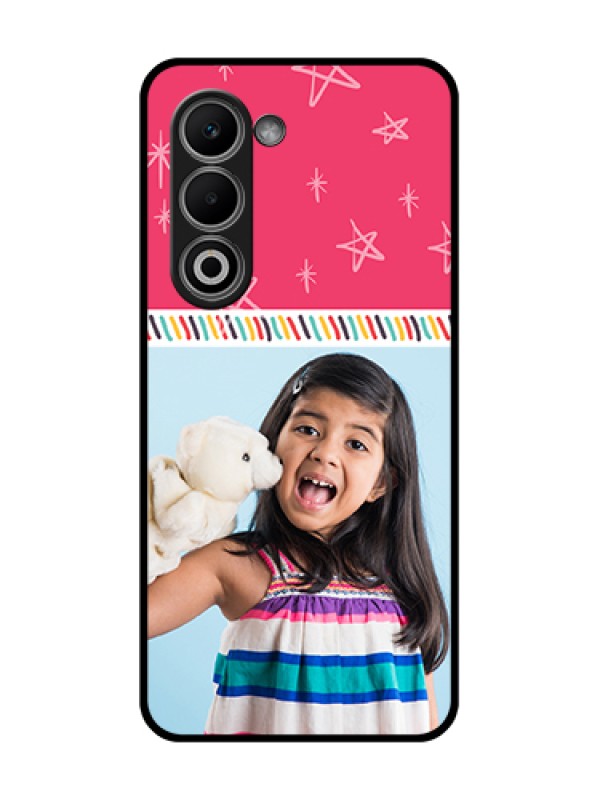 Custom Oppo A5 5G Custom Glass Phone Case - Line Art Design