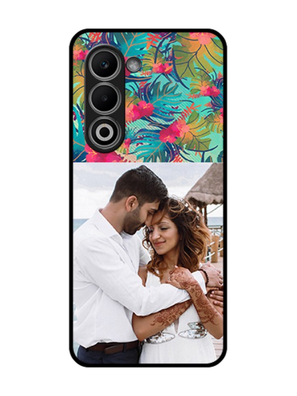 Custom Oppo A5 5G Custom Glass Phone Case - Watercolor Floral Design
