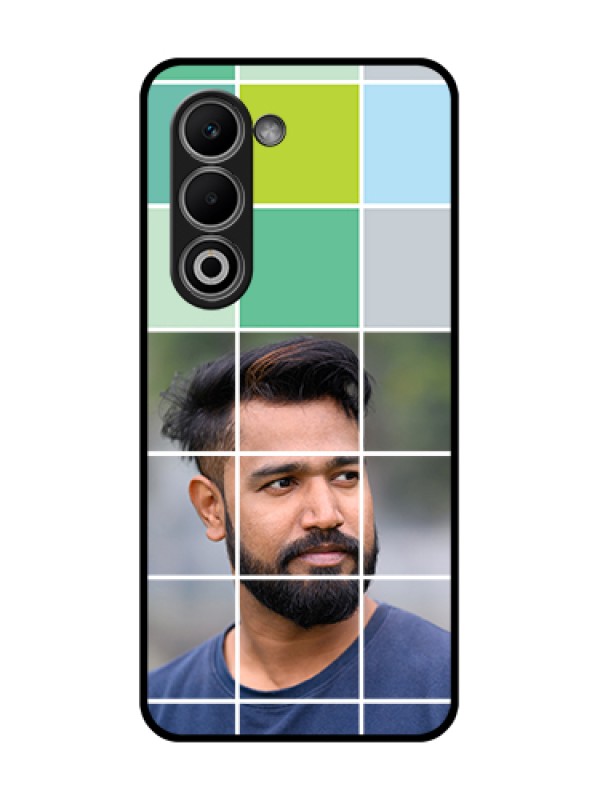 Custom Oppo A5 5G Custom Glass Phone Case - With White Box Pattern