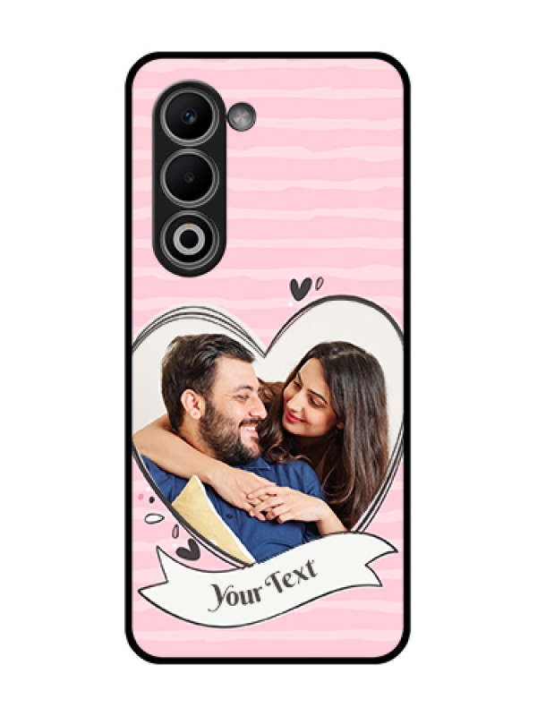 Custom Oppo A5 5G Custom Glass Phone Case - Vintage Heart Design