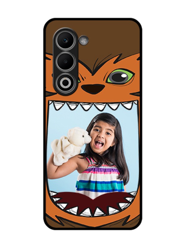 Custom Oppo A5 5G Custom Glass Phone Case - Owl Monster Back Case Design