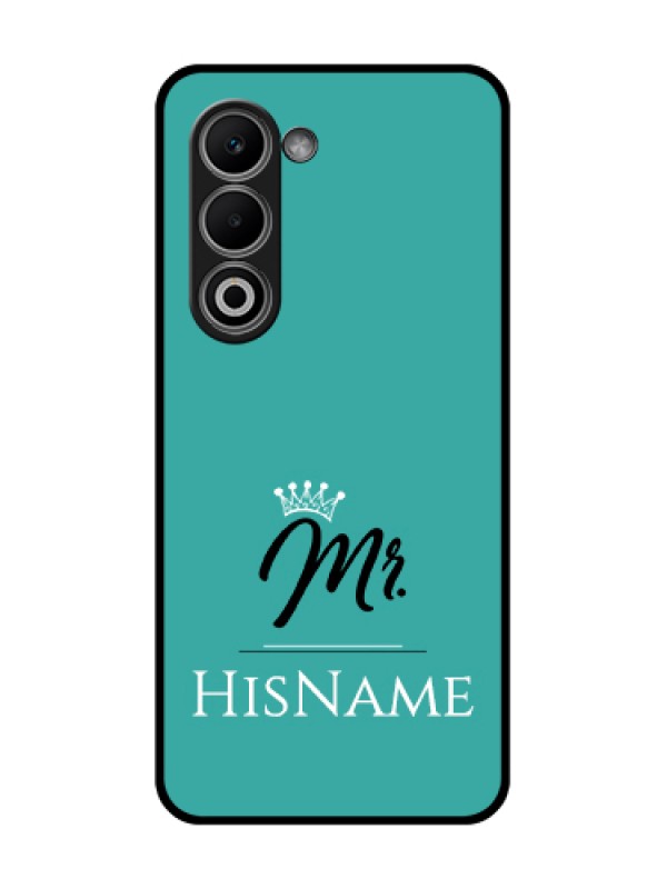 Custom Oppo A5 5G Custom Glass Phone Case - Mr With Name Design