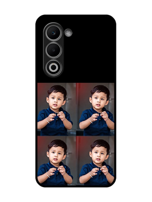 Custom Oppo A5 5G Custom Glass Phone Case - 4 Image Holder Design