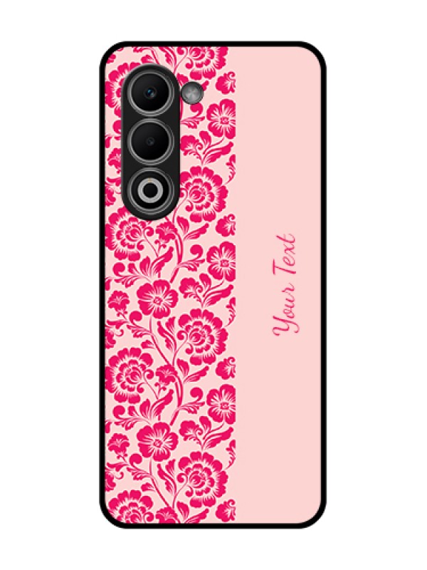 Custom Oppo A5 5G Custom Glass Phone Case - Attractive Floral Pattern Design