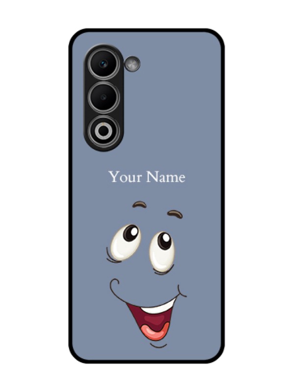 Custom Oppo A5 5G Custom Glass Phone Case - Laughing Cartoon Face Design