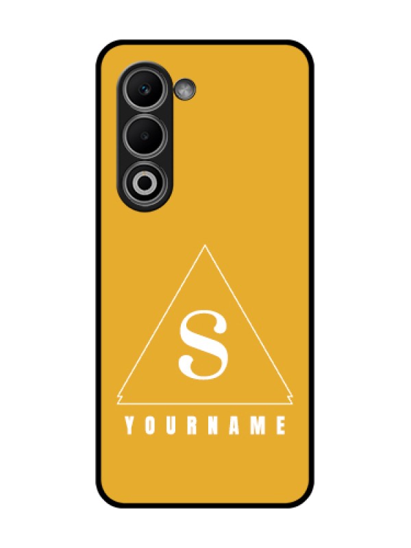 Custom Oppo A5 5G Custom Glass Phone Case - Simple Triangle Design