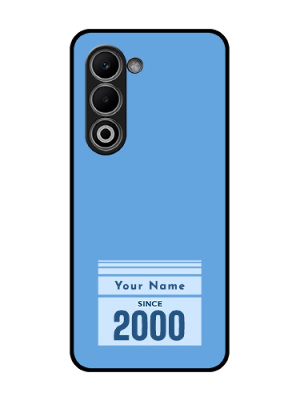Custom Oppo A5 5G Custom Glass Phone Case - Custom Year Of Birth Design