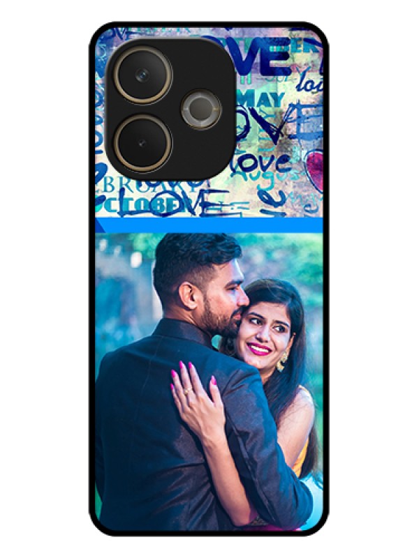 Custom Oppo A5 Pro 5G Custom Glass Phone Case - Colorful Love Design