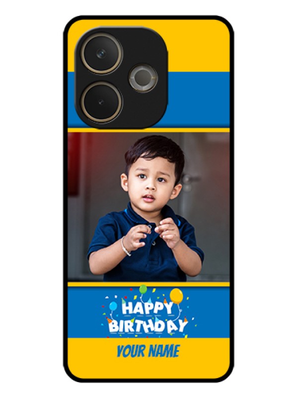 Custom Oppo A5 Pro 5G Custom Glass Phone Case - Birthday Wishes Design
