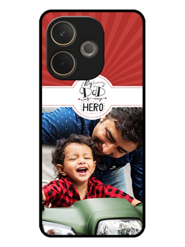 Custom Oppo A5 Pro 5G Custom Glass Phone Case - My Dad Hero Design