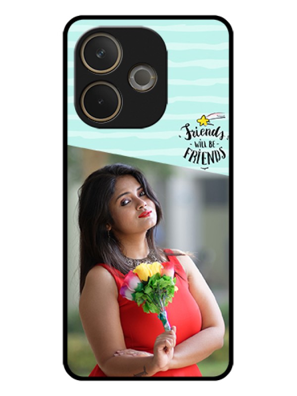 Custom Oppo A5 Pro 5G Custom Glass Phone Case - Friends Picture Icon Design