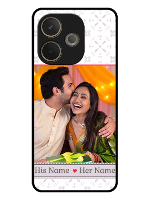 Custom Oppo A5 Pro 5G Custom Glass Phone Case - With Photo And Ethnic Design