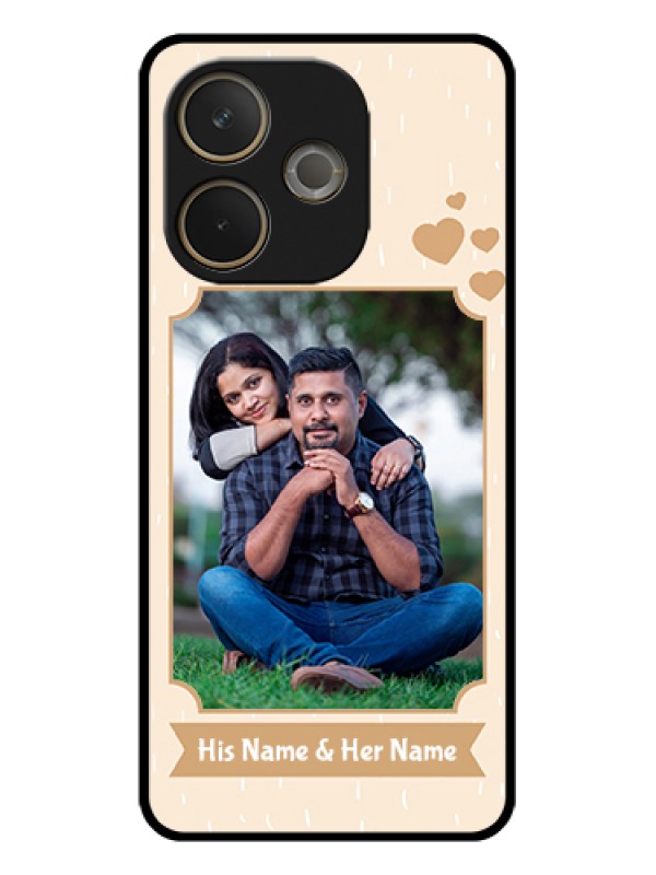Custom Oppo A5 Pro 5G Custom Glass Phone Case - With Confetti Love Design