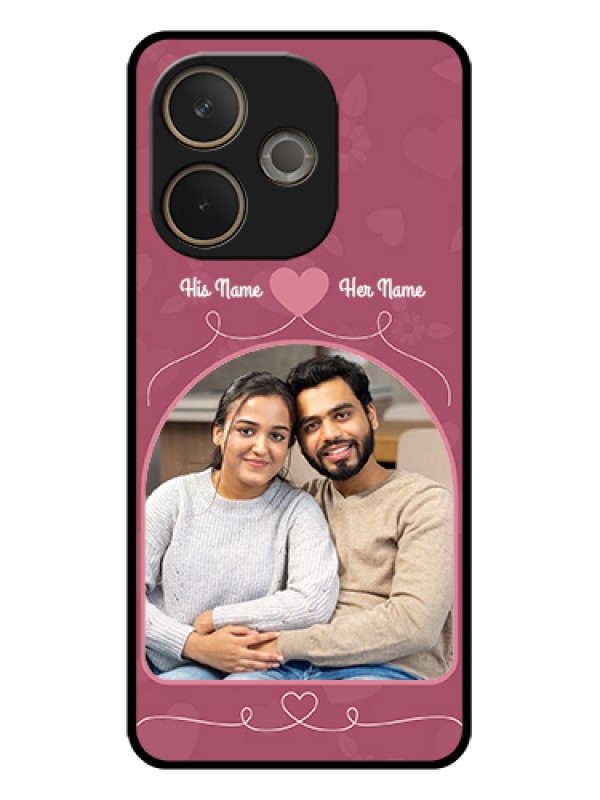 Custom Oppo A5 Pro 5G Custom Glass Phone Case - Love Floral Design