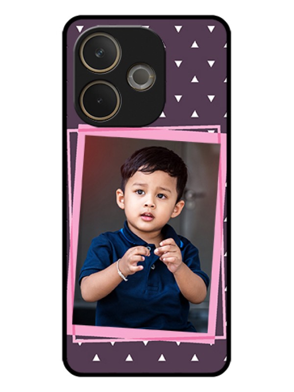 Custom Oppo A5 Pro 5G Custom Glass Phone Case - Triangle Pattern Dotted Design