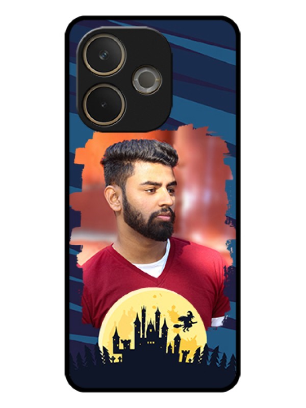 Custom Oppo A5 Pro 5G Custom Glass Phone Case - Halloween Witch Design