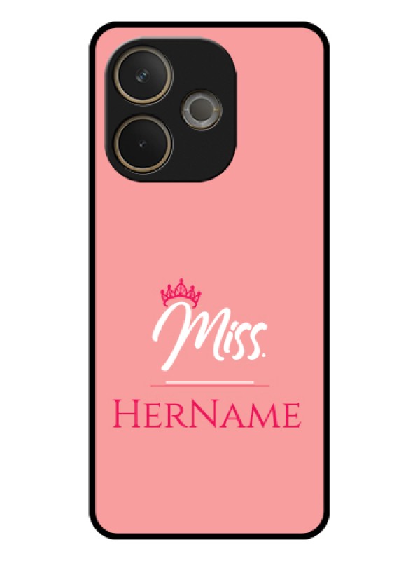 Custom Oppo A5 Pro 5G Custom Glass Phone Case - Mrs With Name Design