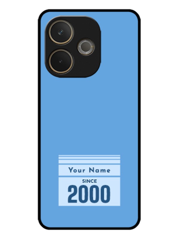 Custom Oppo A5 Pro 5G Custom Glass Phone Case - Custom Year Of Birth Design
